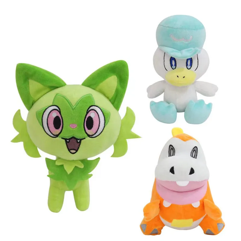 15Cm New Pokemon Scarlet And Violet Quaxly Doll Cute Sprrigatito Fuecoco Kawaii Toys Decorazione Ornamento Regalo Per Bambini Per Ragazzi E Ragazze