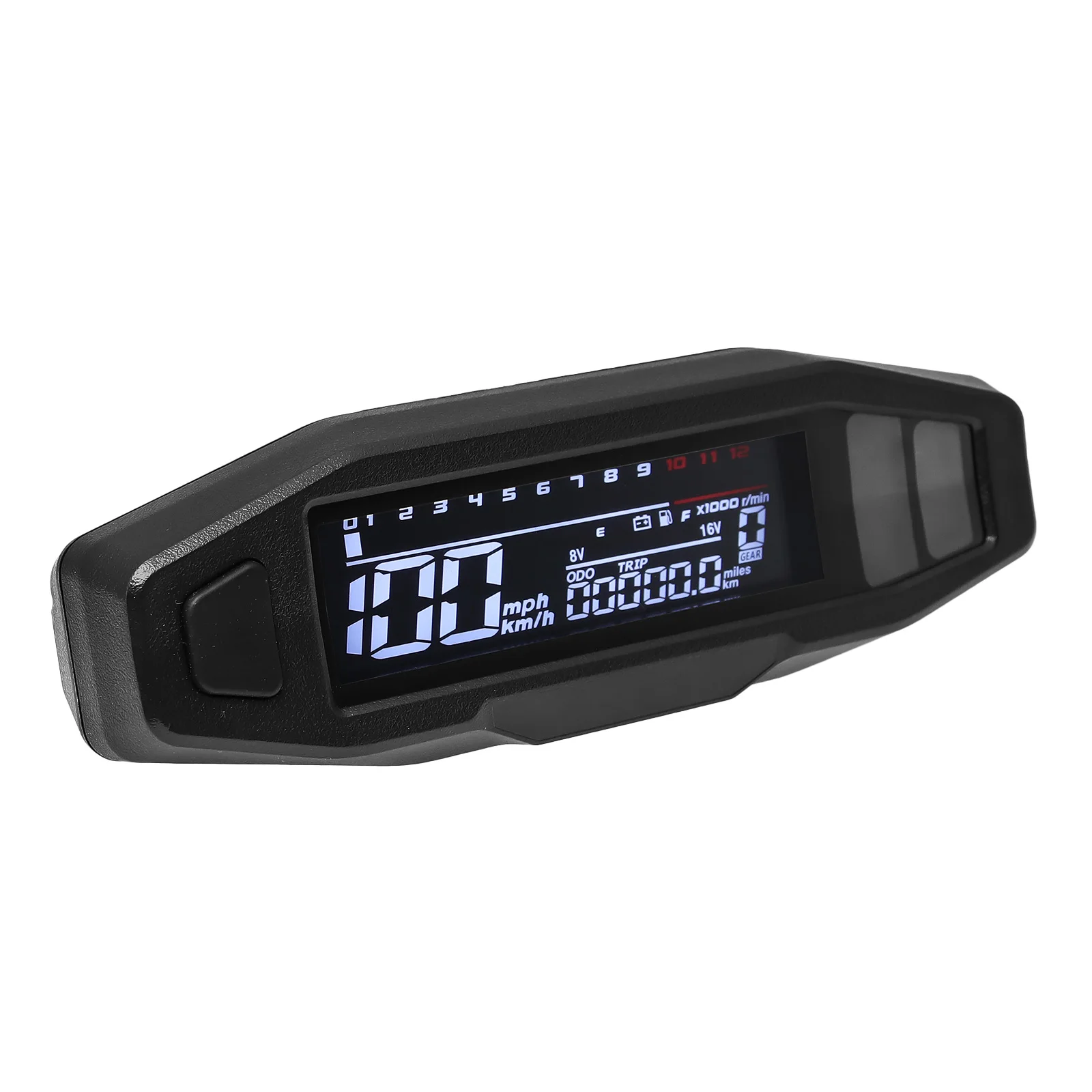 Ein neuer Universal Moto RPM Tachometer Tachometer Geschwindigkeitsmesser Tacho Meter Digitaler Kilometerzähler Instrument Sensor Set für Motorrad – Detail 14