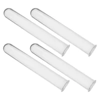 4 Pcs Hydroponic Vase Flower Test Tube Vases Propagating Tubes for Plants Arrangement Fresh Flowers Floral Propagation 1