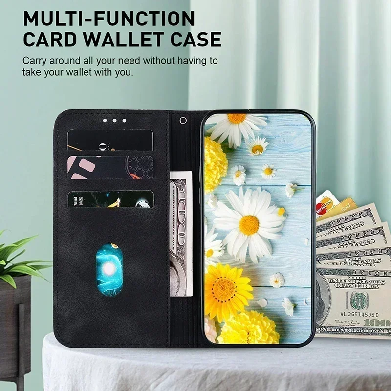 Magnetische Leder-Handyhülle für Motorola MOTO G10 22 30 G51 52 42 62 72 73 G60 G7 PLAY PLUS G8 G9 POWER Flip Cover Wallet Case – Detail 7