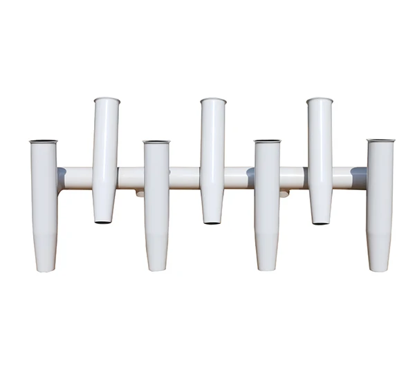 Dolphin 7 Fishing Rod Holders Rod Rocket Launcher for Boat T Top White Coated Black Coated and Anodized Available