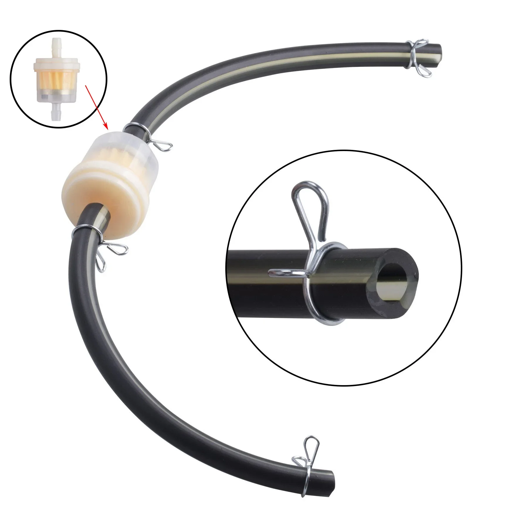 Fuel tap for generator gas engine tanks filter hose