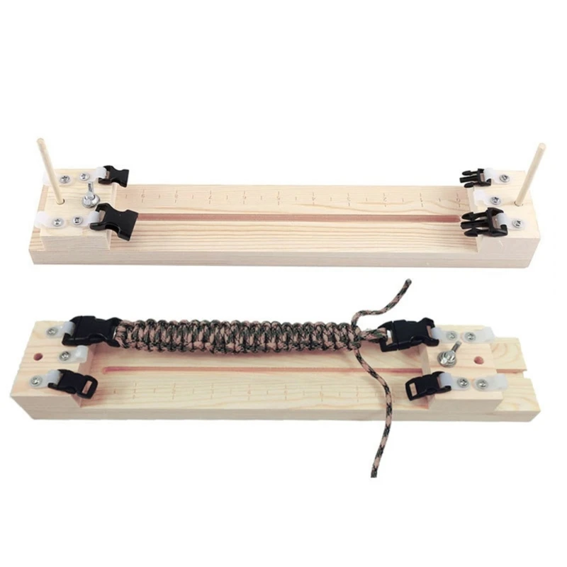 Adjustable Wooden Paracord Bracelet Maker Kit