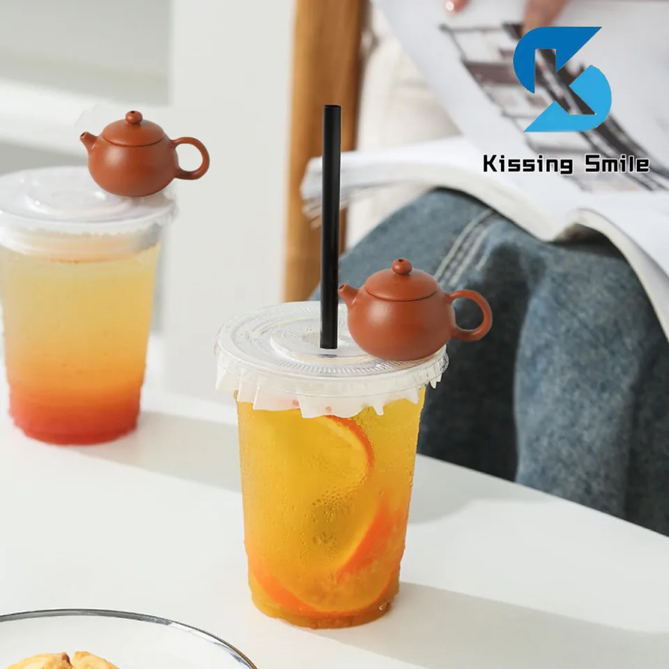 Set Teiera E Tazze Cangianti - Teiera In Argilla Viola Con Drago E Fenice, Regalo Per Amanti Del Tè - Foto 6