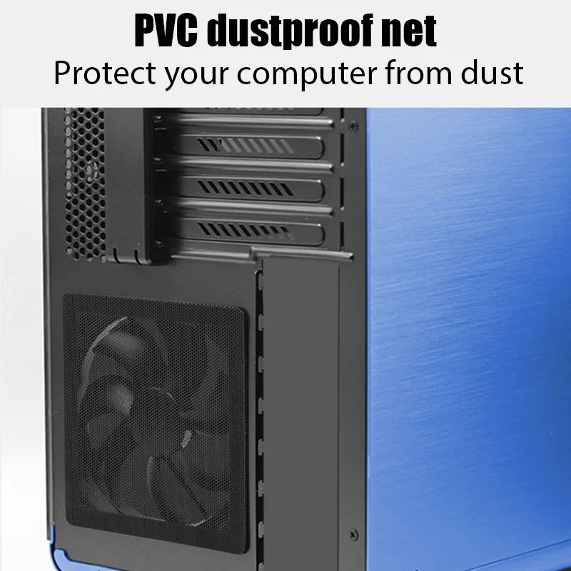 1m Computer Mesh 30CM DIY PVC PC Case Fan Cooler Black Dust Filter Network Net Case Dustproof Cover Chassis Dust Cover 3