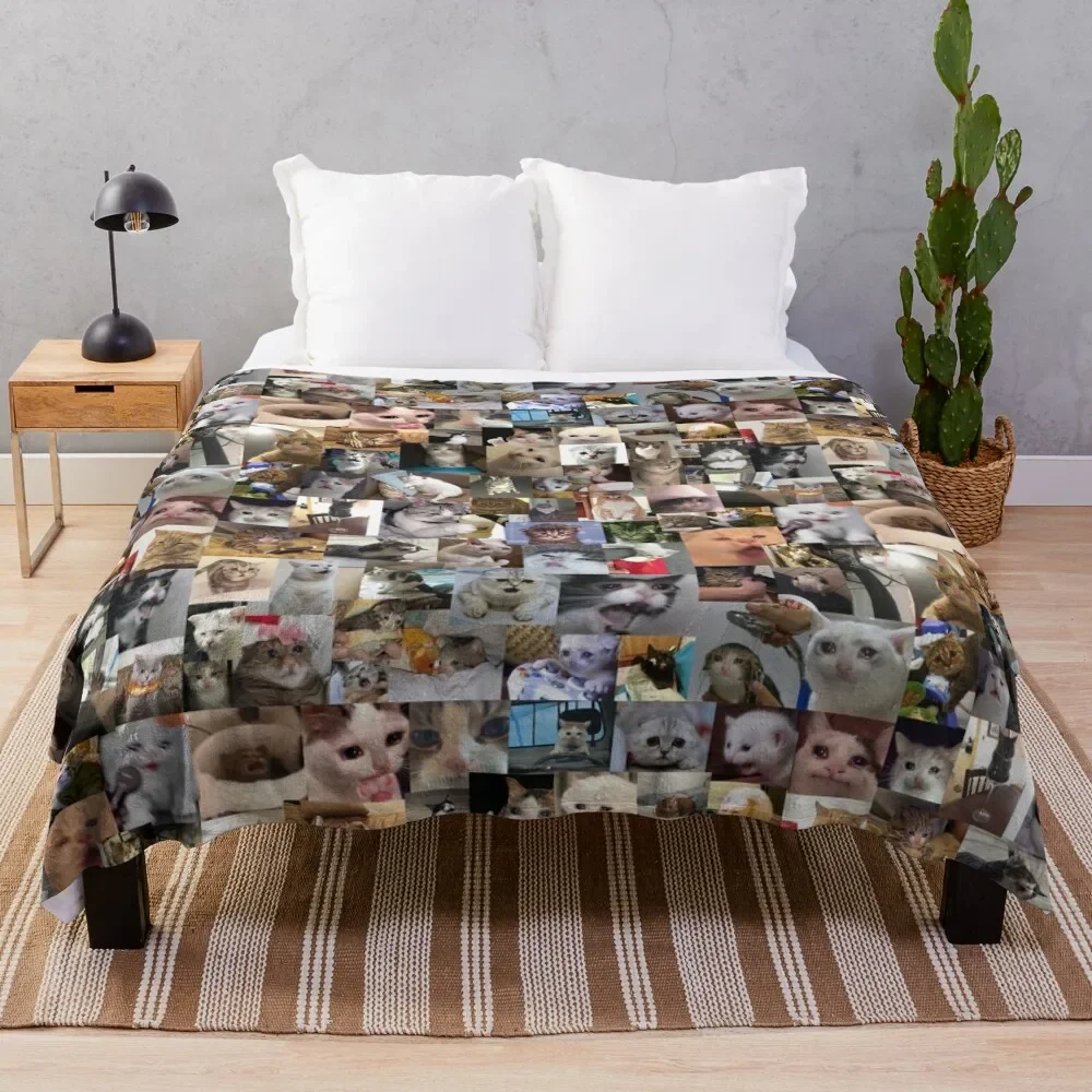 

Ultimate Sad Cats (4K) Throw Blanket Moving Quilt Blankets