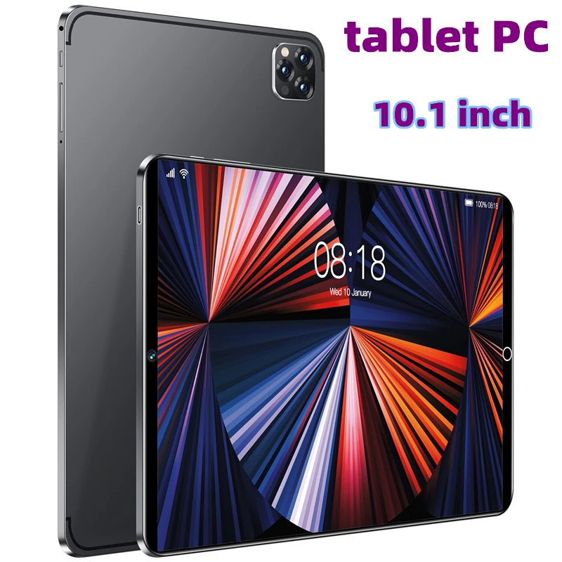 

Tablet 4G 5G Pad Pro 12GB RAM 512GB ROM 10.1 inches FHD Display Android 12.0 Dual SIM Card Slot 8000mAh Battery Original Tablets