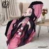 Kawaii Kamado Nezuko Flannel Blanket Demon Slayer Throw Blankets Comic Cartoon Sofa Cover Leisure Blankets Office Napping 2