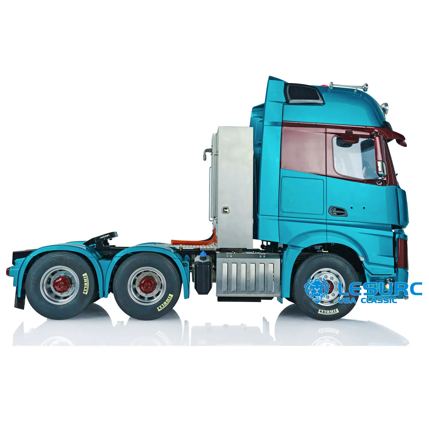 LESU 1/14 Metal Radio Control Tractor Truck For Cabin 1851 3363 RTR Car Model Outdoor Toys THZH1394 6