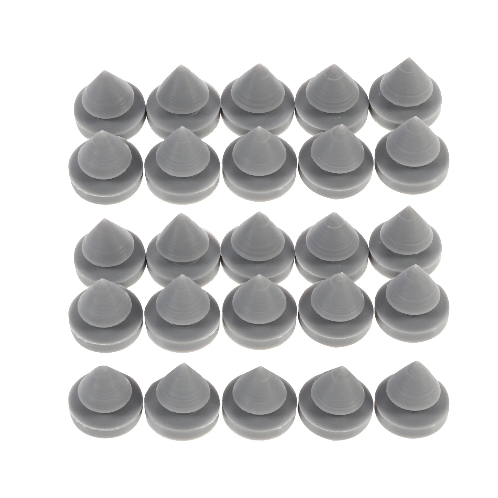 

25 Pcs Anti-collision Rubber Plug Silicone Plugs Elevator Door Bumpers Absorb for Cabinet Doors Spacers