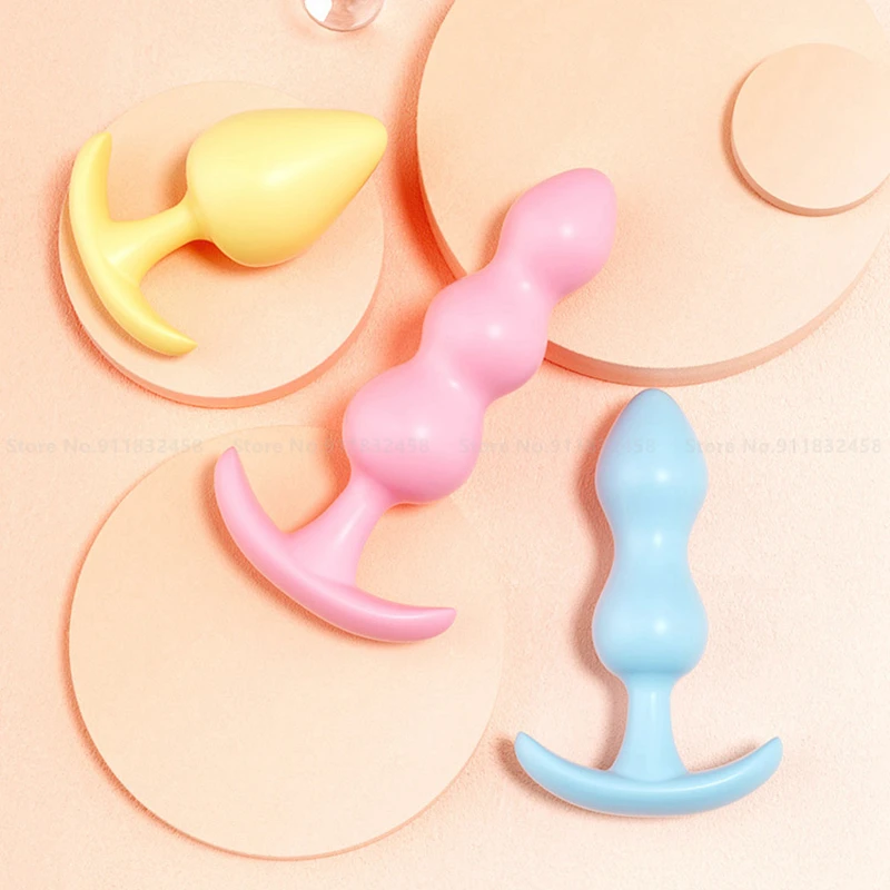 Silikon Analplug Set Für Anfänger Anal Stimulator_voghion.com