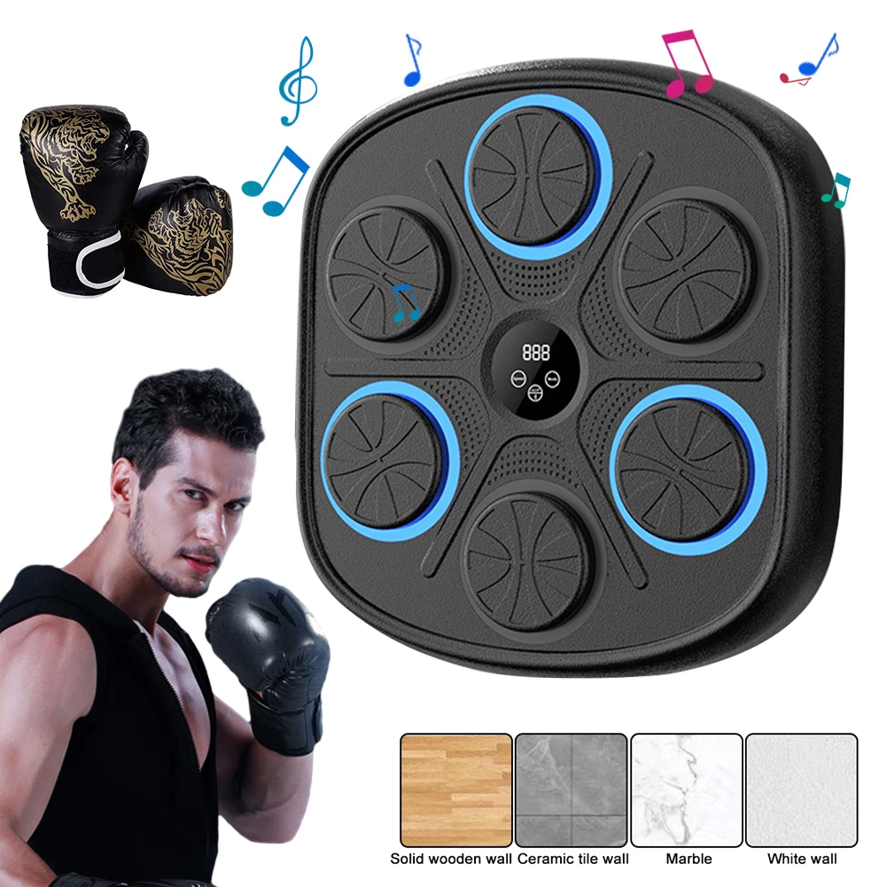 Music Boxing Toys Smart Music Boxing Machine Adult/Kids Boxing Musical Wall Target Machine Ball Home Exercise Equipment