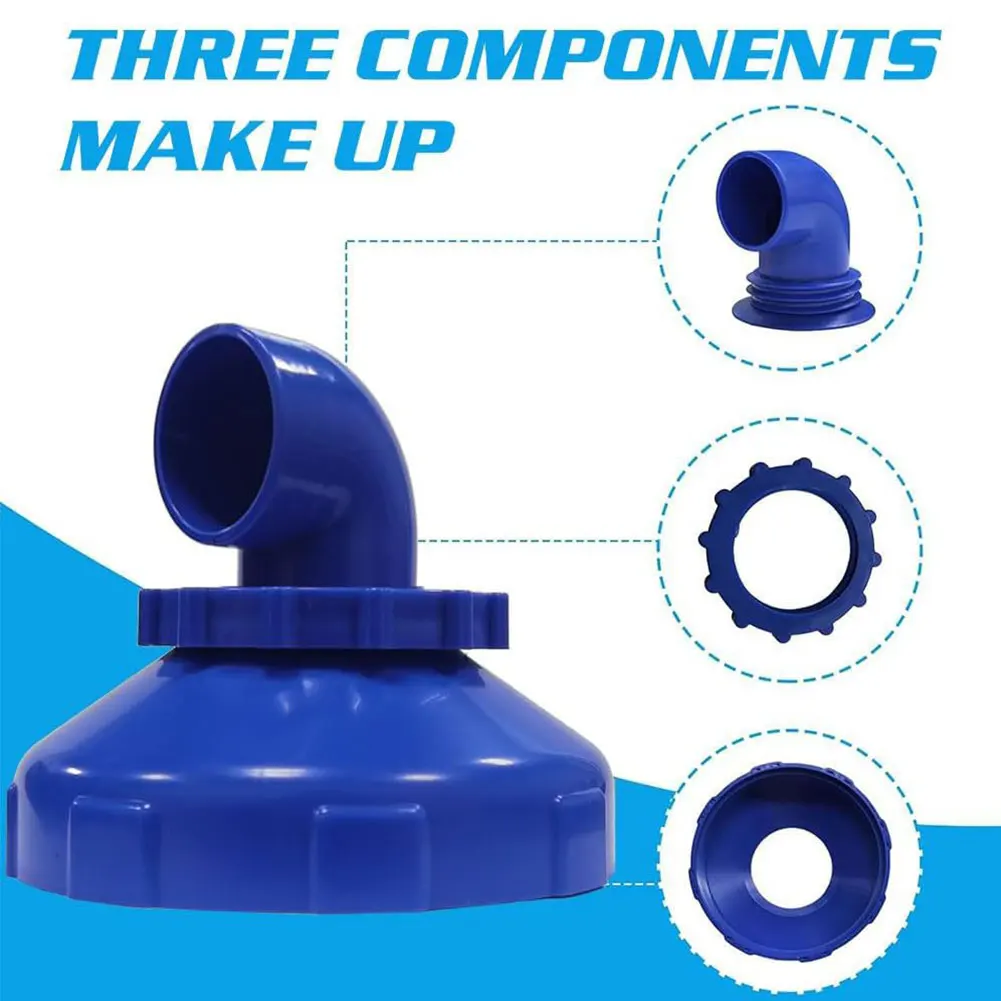 Rotatable Pool Inlet Nozzle 360&deg; Swivel Swimming Pool Return Jet Swimming Nozzle for Intex Accessories