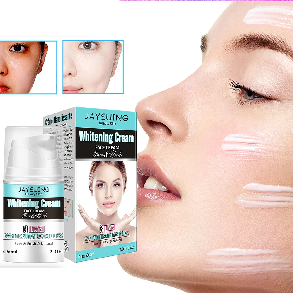 Pure Fresh Natural Whitening Cream Remove Acne Spots Melanin Dark Spots Skin Care Beauty Essentials Moisturizing Nourishing белита м осветляющая маска для лица ночная несмываемая galactomyces skin glow essentials 50