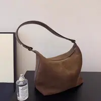 Mystic Frosted Women's Bag 2025 New Underarm Tote Bag Vintage Deer Suede Luxury Single oulder Crossbody Bag Casual  Color