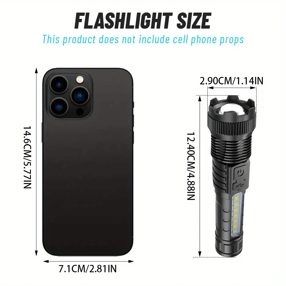 Rechargeable LED Flashlight 2