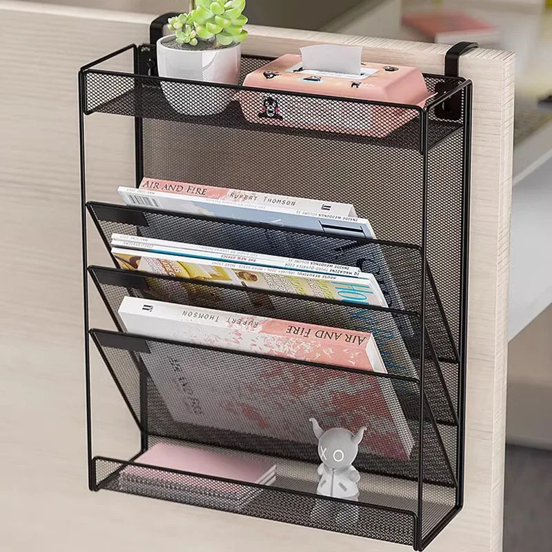 Book Shelves Removable Large Capacity Bookshelf Floor Magazine Rack Storage Shelf Display Stand Print Porte Floating Bookcase