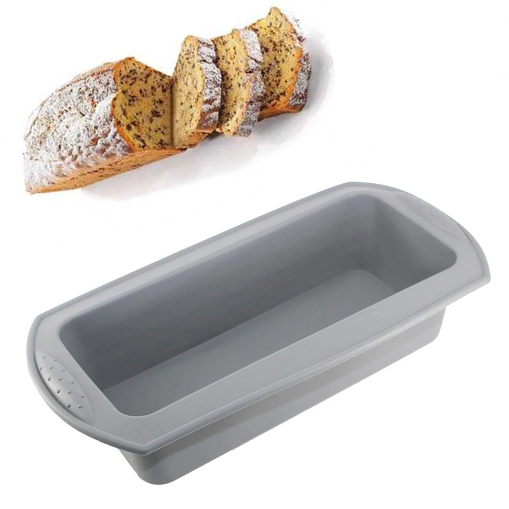 Silicone Large Cake Mold Toast Loaf Chocolate Bakeware Bread Pan  Baking Tool 