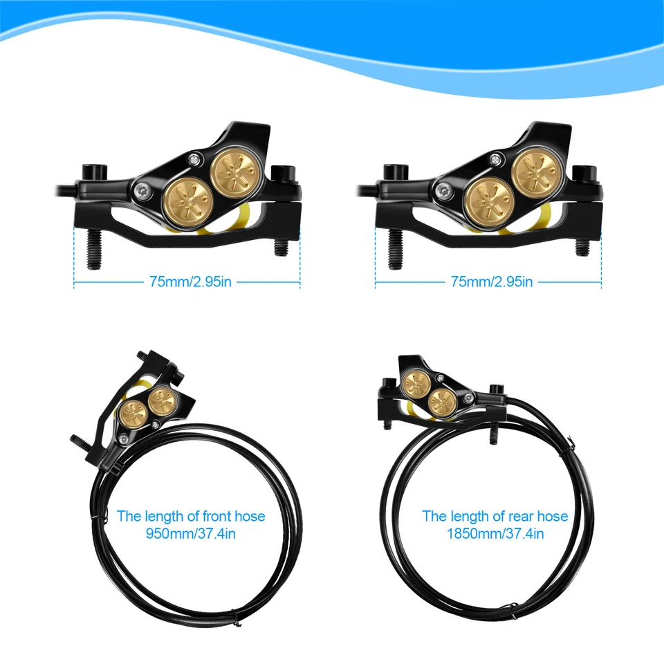 Mtb Accesories IIIPRO E4 Ultralight Piston MTB Hydraulic Brake