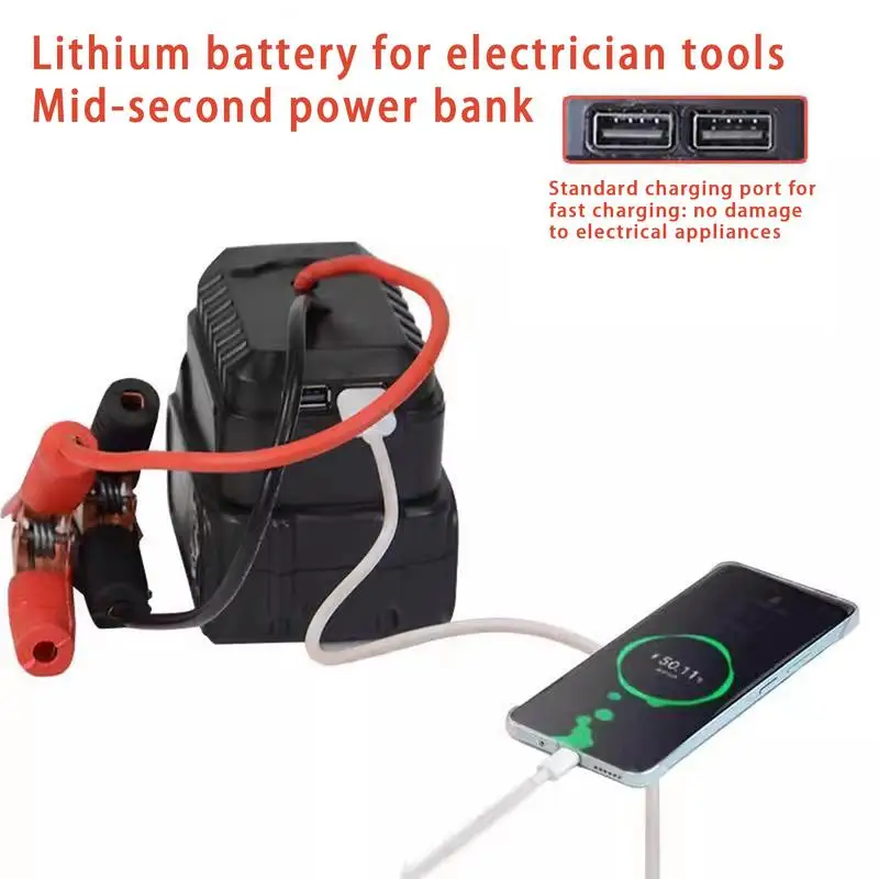 Jump Starter Battery Pack Jumper Box Battery Lithium Portable Jump Starter Powerful Battery Pack Quick Charging Automotive