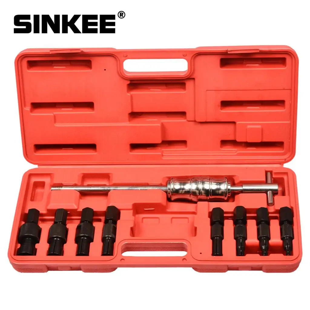 

9pcs Inner Bearing Puller Blind Hole Tool Slide Hammer Kit Pilot Needle Internal Bearing Extractor Removal Tools