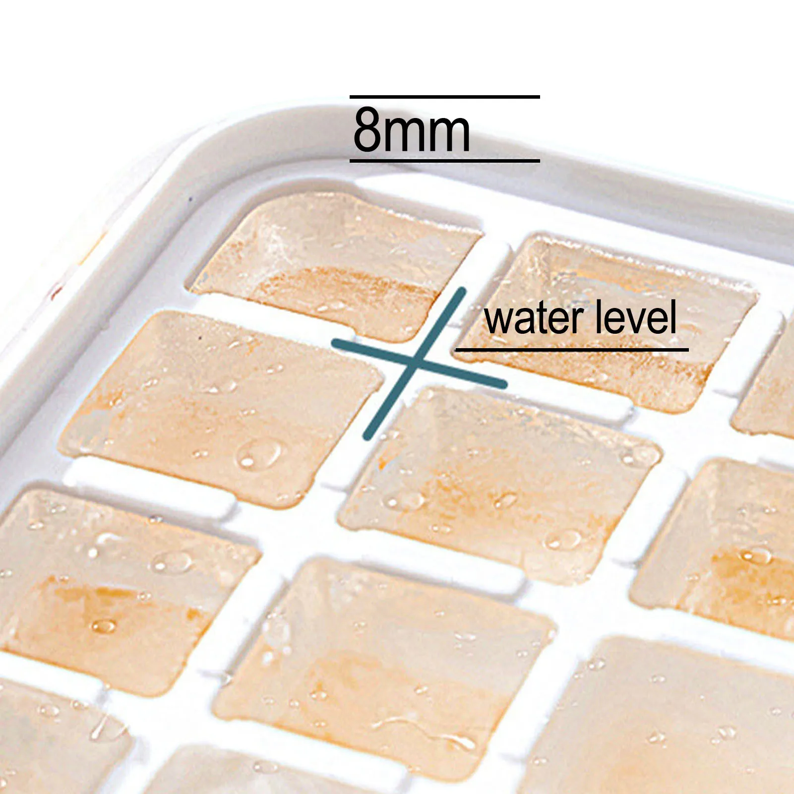 One-button Freeze Ice Cube Press Ice Tray Mold Refrigerator Square Pp Ice  Tray Ice Storage Box Kitchen Tool Ice Box - Temu