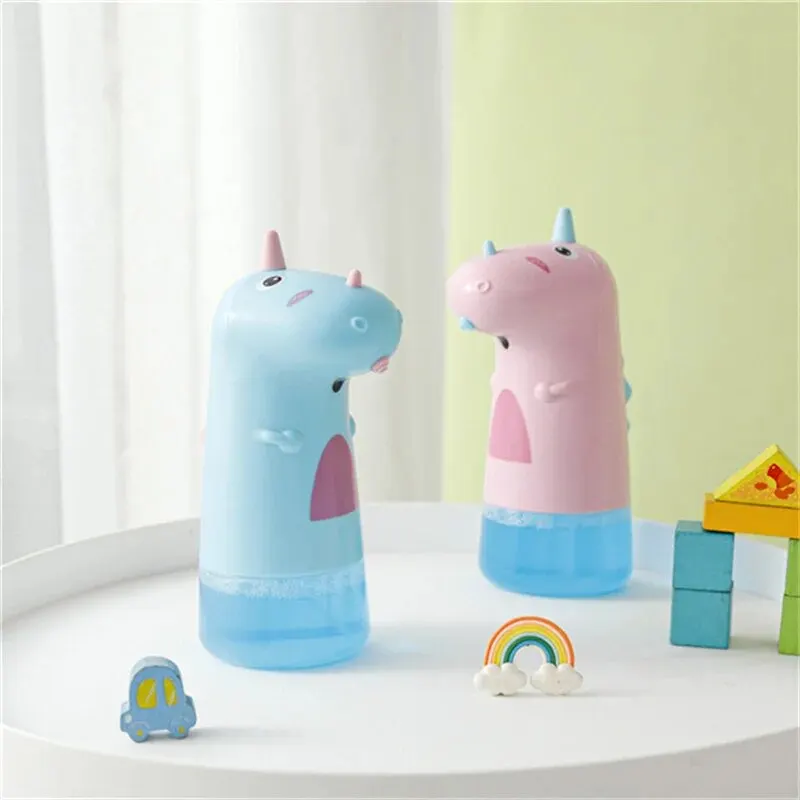 Unicorn Automatic Rechargeable Battery Soap Dispenser Foam Cute Cartoon Touchless Hand Sanitizer Bottle ABS Kid Bathroom 250ml soap dispenser hand sanitizer dispenser refillable bottle soap dispenser bottle foaming soap dispenser refillable plastic bottles foam pump bottle