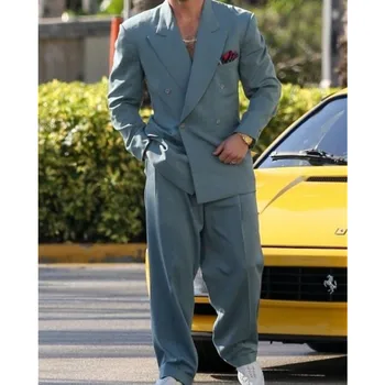 Abiti formali da uomo per uomo completo da sposa di lusso 2023 abito moda abito 2 pezzi abiti da uomo moderni