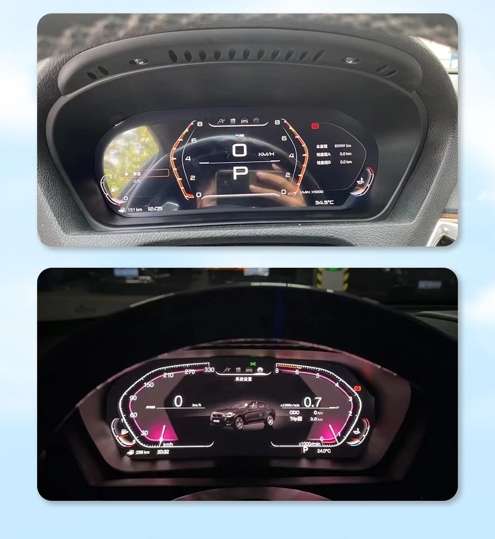 AUTOTOP 11" Car Digital Dashboard for BMW 1 2 Series F20 F52 F22 X1 F48 F49 X2 F39 F45 Aftermarket Digital Instrument Cluster
