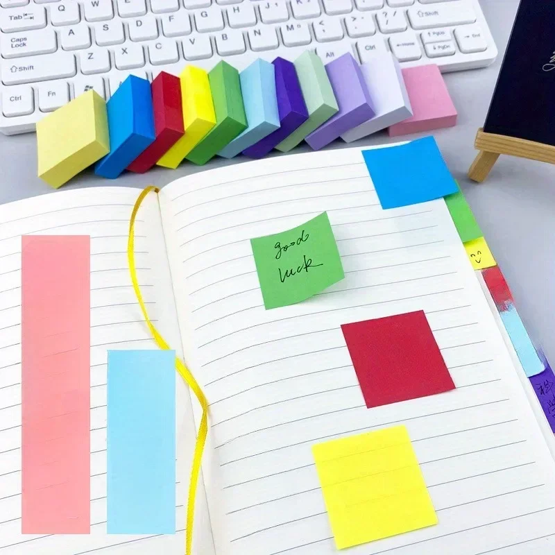 11 (una scatola) piccole note adesive quadrate colorate mini ins note autoadesive indice carta note adesive note adesive per studenti