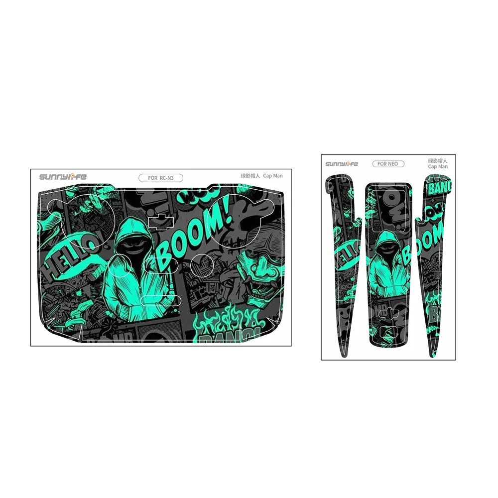 Colorful Sticker For DJI NEO Protective Film Scratch-Proof Decals Drone Accessories Waterproof Long Lasting Drone Sticker Newest