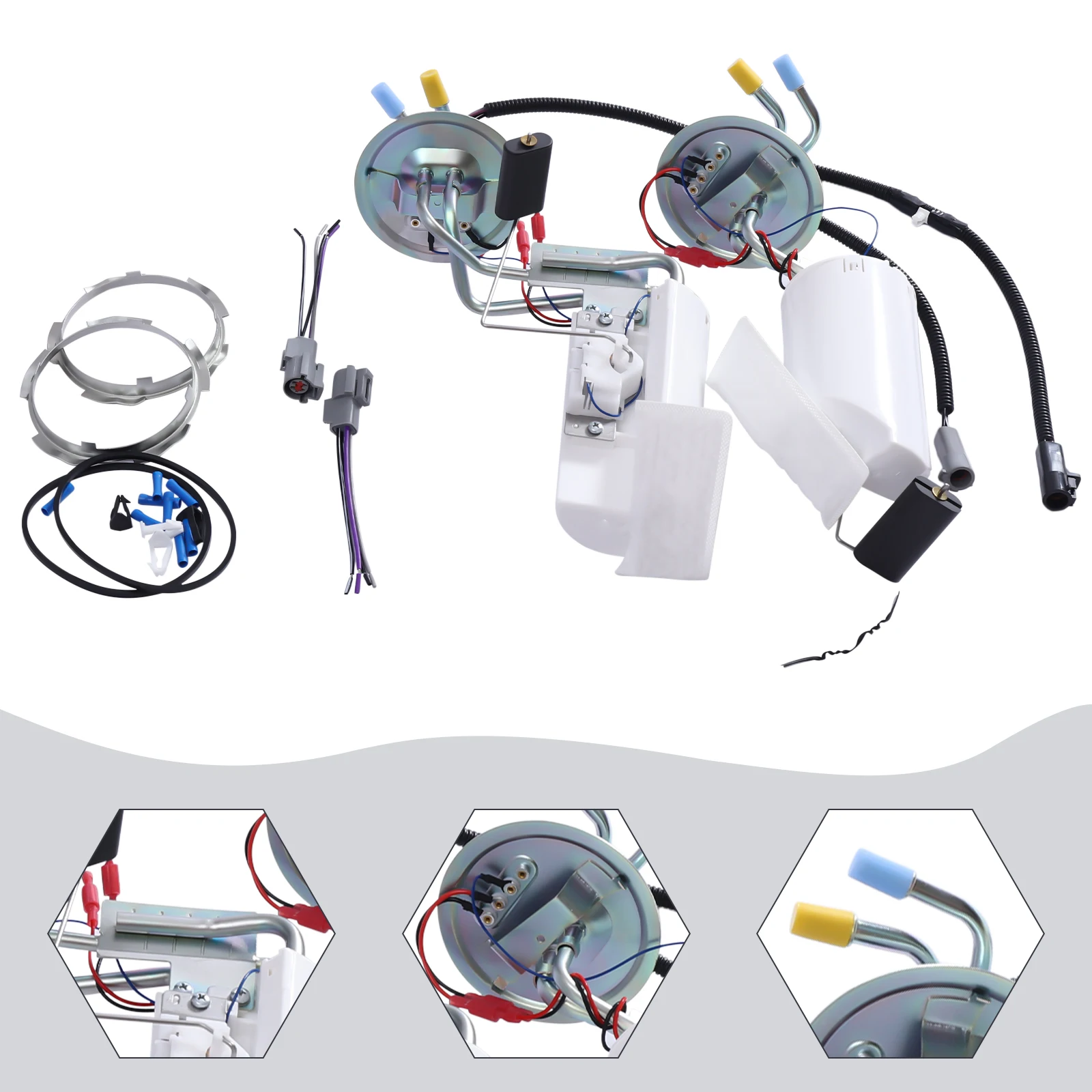 

Front 310GE & Rear 309GE Fuel Pump Module Assembly For 1992 1993 1994 1995 1996 1997 Ford F-150 F250 350