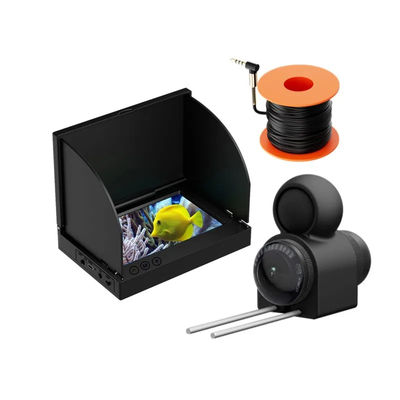 4.3인치 야간 투시 수중 낚시 카메라 HD 화면 어군탐지기 모니터 15m/20m/30m/50m 케이블 (얼음 수중 낚시용)