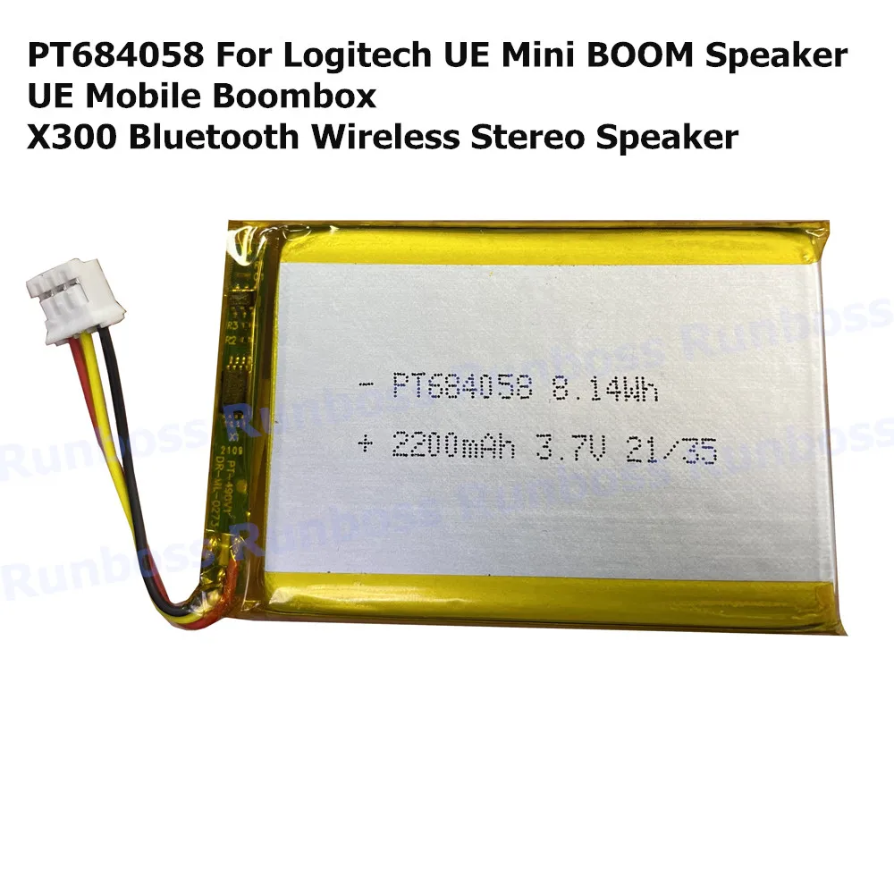 Battery Replacement Logitech Ue Mini Boombox 2200mAh 533-000108