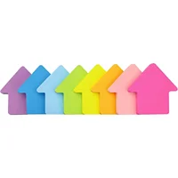 Arrow Shaped Sticky Notes 8 Colors Bright and Colorful Sticky Notes 75 Sheets/Book Self-Adhesive Sticky Notes (8 Books) 2