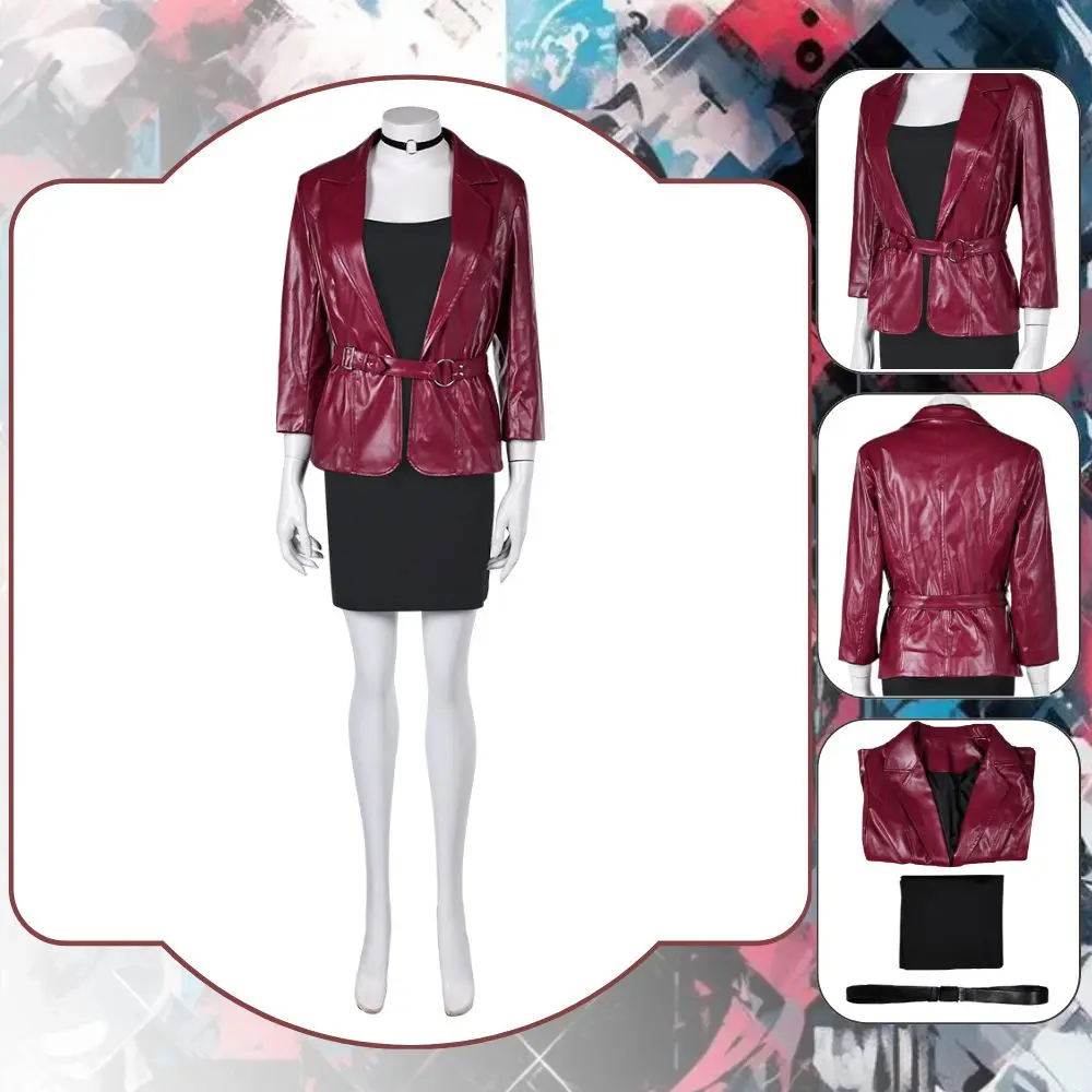 

Мария Косплей фантастический костюм тихий Косплей Хилл пальто платье Маскировка для женщин для взрослых Хэллоуин Карнавал искусственный костюм