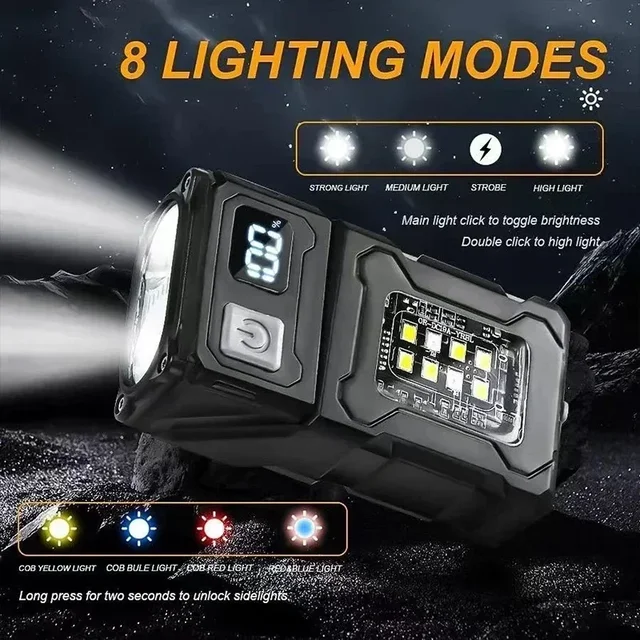 Mini USB Rechargeable Flashlight 2