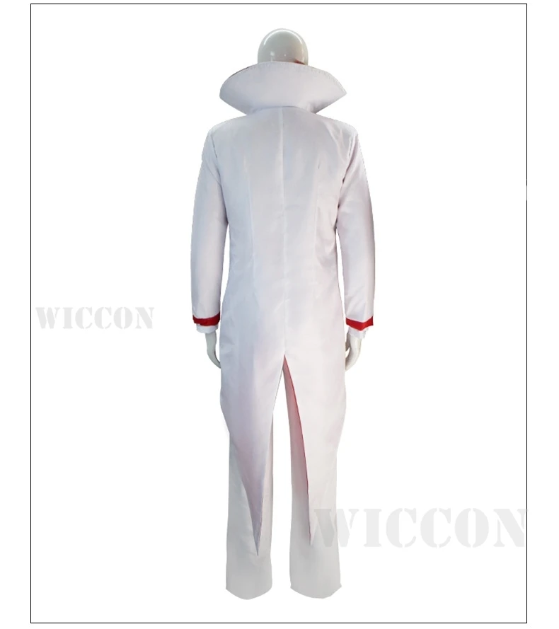 Hazbin Lucifer Cosplay Anime Hotel Morningstar Cosplay Kostüm Wig Perücke Daddy White Suit Devil Hell Adult Herren Kostüm 15