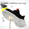 Lynjacye Summer Breathbale Air Mesh Steel Toe Work Shoes Breathable Working Shoes Women Man Safety Shoes Lightweight Shoes 5