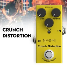 

Naomi NEP-03 Crunch Distortion Electric Guitar Effects Pedal Mini Single DC 9V Musical Instrument Practise Guitar Accessories