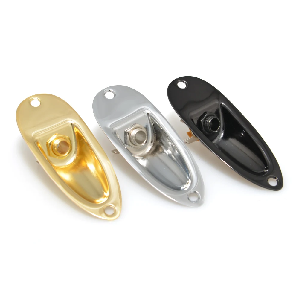 Square Style Plate for Electric Guitar - Black, Gold, Chrome Finish