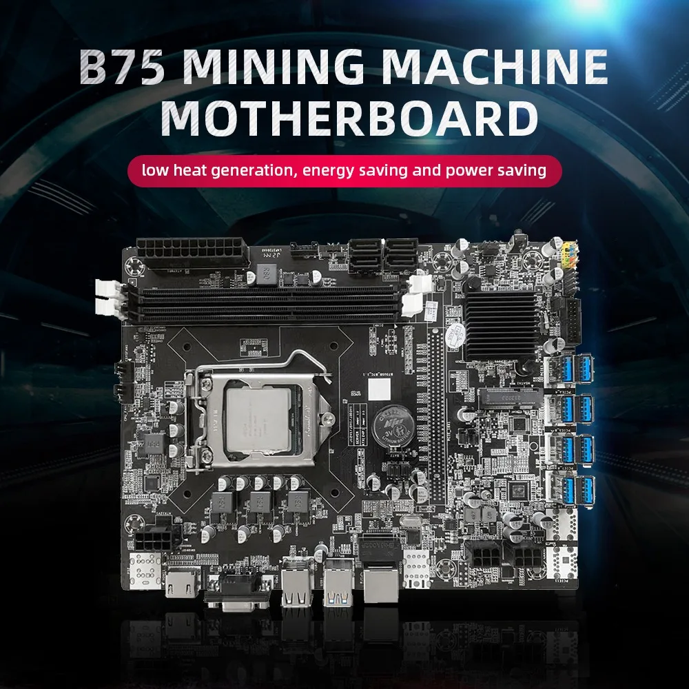 B75 8 ī BTC ̴  + CPU +  е + ݼ ư ġ ̺ (1M) 8XUSB3.0(PCIE 1X) LGA1155 DDR3 RAM MSATA