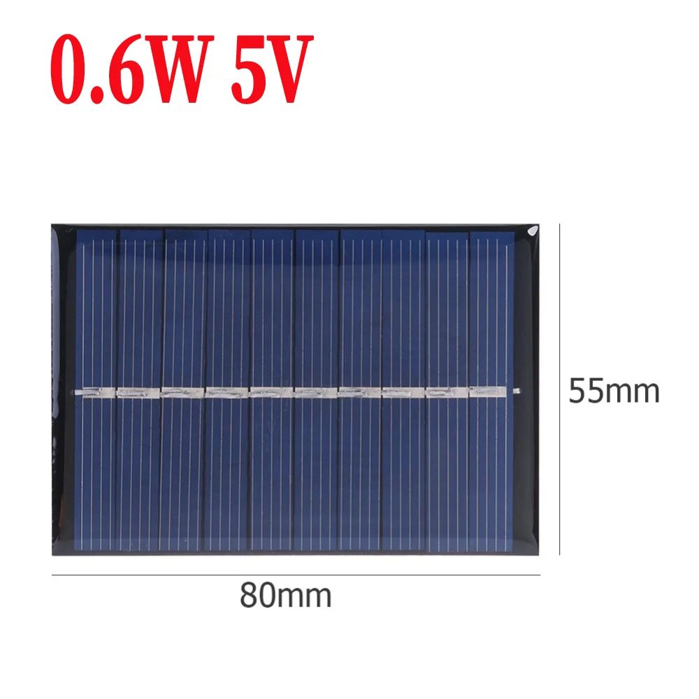 ตัวเลือกสินค้า โซลาร์เซลล์ DIY ชาร์จมือถือ 5V 3W/2W/1.5W