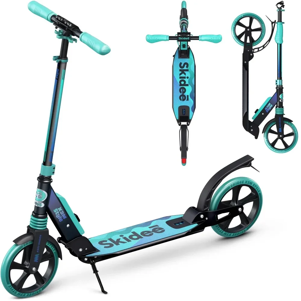 

4 Adjustment Levels Kickboard Scooter for Kids Teens Handlebar Up to 41 Inches Adults AquaFreight Free Child's Scooters Cycling