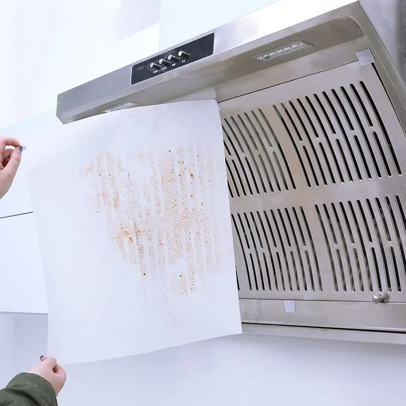 46cm*5/10M Range Hood Filter Paper Non-woven Oil-proof Cotton Filter Disposable Range Hood Exhaust Fan Extractor Tools