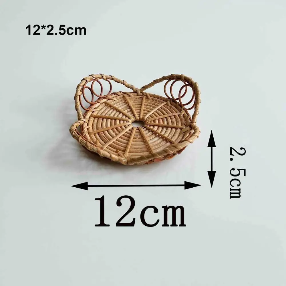 Handwoven Rattan Wicker Serving Baskets for Household