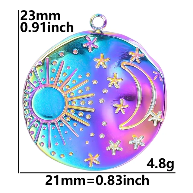 Stainless Steel Pendants Charm Alternative Set 5pcs 38