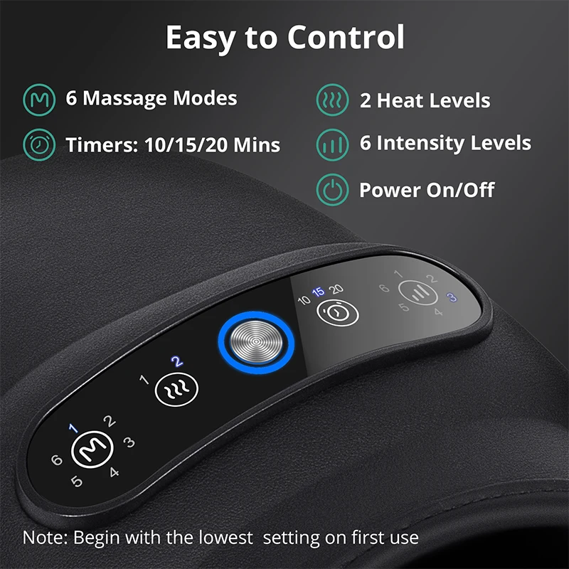 Wireless Electric Hand Massager with Air Compression & Heat – Deep Palm Acupressure, Finger Pain Relief, Arthritis & Numbness Therapy Device - Image 2