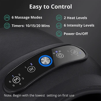 Wireless Electric Hand Massager Air Compression Hot Compress Palm Acupoint Massager Finger Arthritis Numbness Muscle Relaxation 2