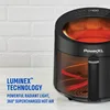 5.3 QT Radiant Light Air Fryer, Heats to 400°F in 2.4 Seconds, Auto Shut-off, 10 Quick-Touch Presets, Skylight Window 2